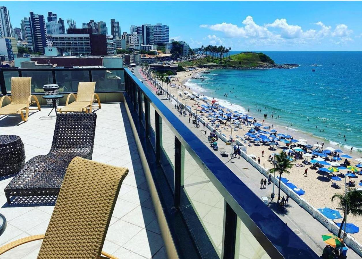 Belissimo Flat Direto Na Praia Da Barra - Flat Beira Mar No Circuito Do Carnaval Salvador Exterior foto